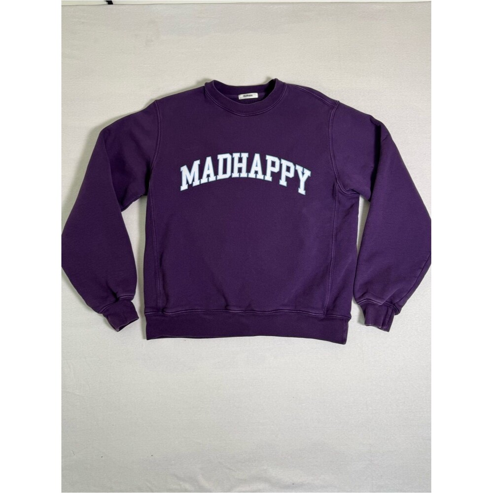Madhappy Campus Fleece Crewneck Sweatshirt - Deep Purple